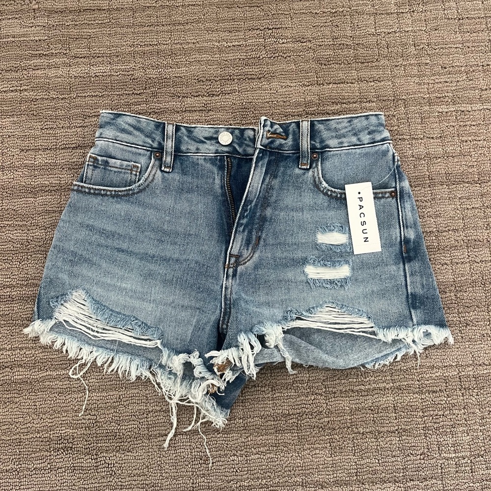 NWT Pacsun High Rise Festival Jean Shorts